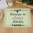 Winery Kitchen Personalized Cutting Board